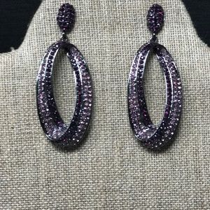 Purple Formal Earrings